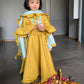 ArthLife Mustard Butterfly Lehenga Choli