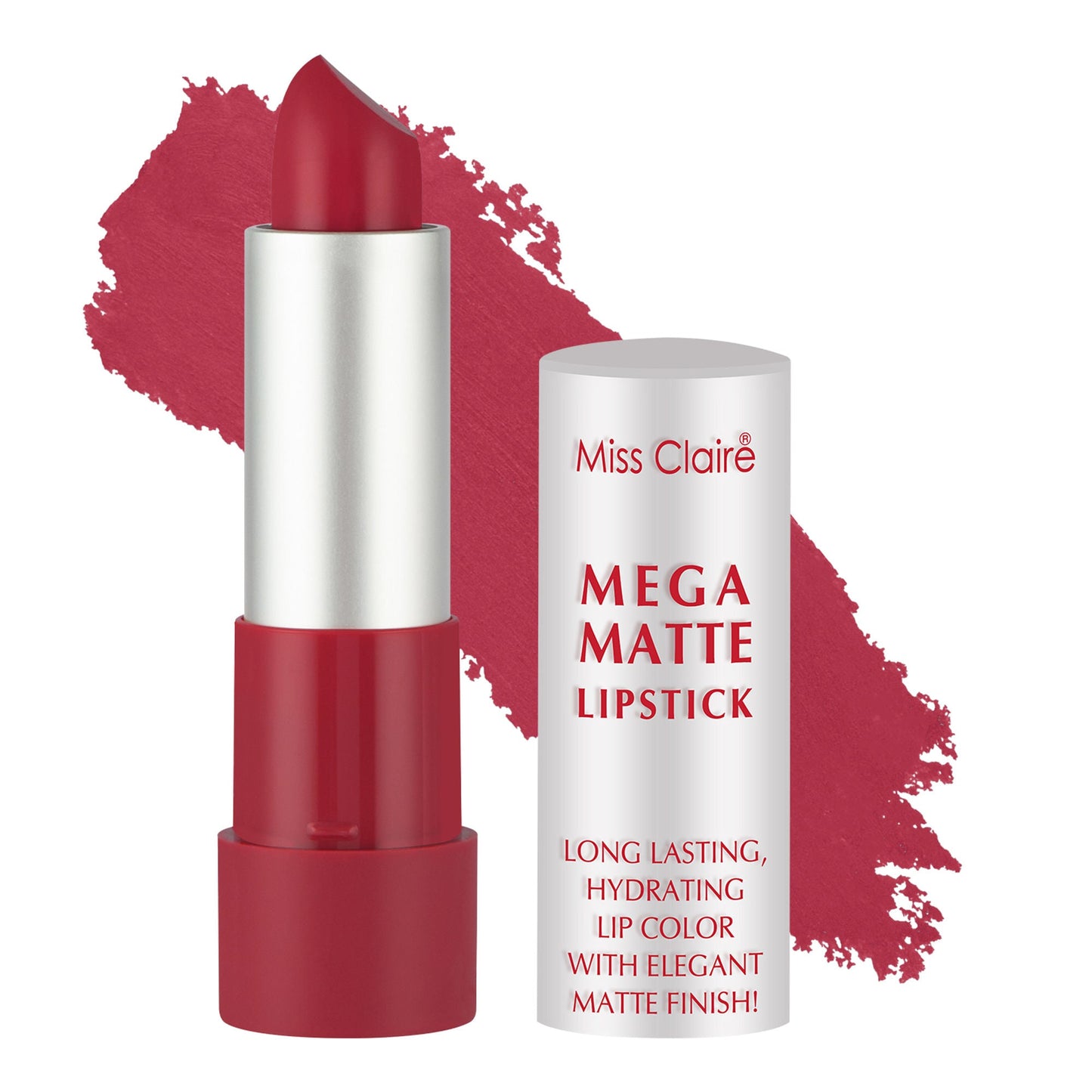 Miss Claire Mega Matte Lipstick - 17 | Swadesiicart