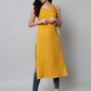 Kalini Women Yellow Kurta - Swadesiicart