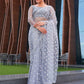 Tikhi Imli Embellished Net Saree | Swadesiicart