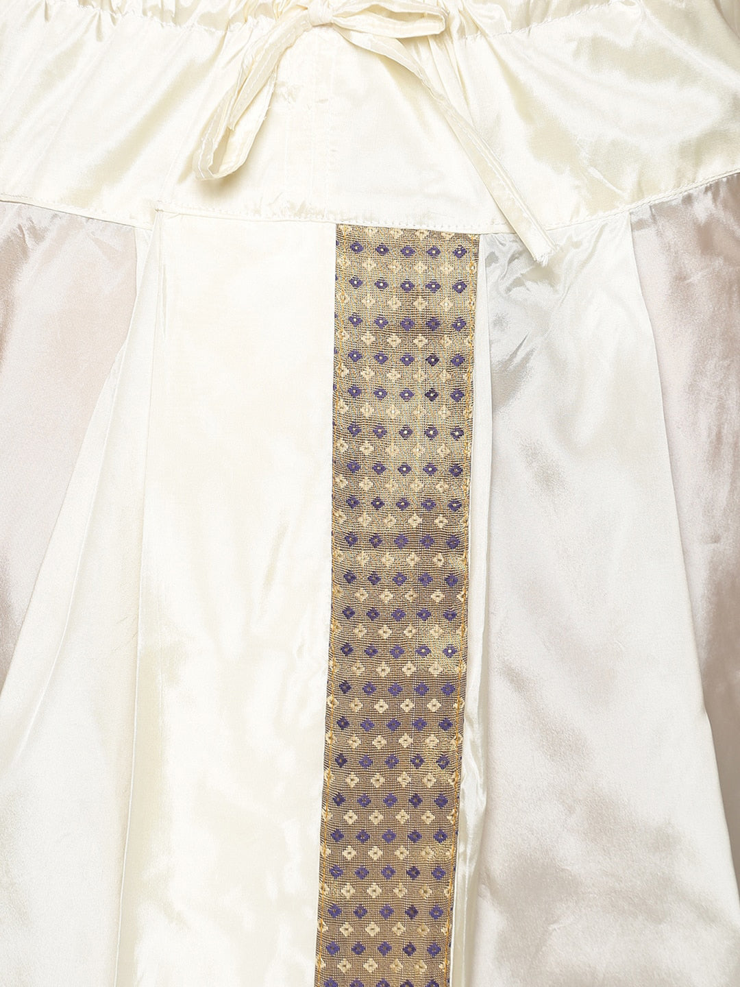 Sethukrishna Men Cream Men Solid Dhoti Pant | Swadesiicart