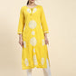 HOUSE OF KARI Embroidered Chikankari Pure Cotton Chikankari Kurta | Swadesiicart