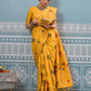 Shree Shyam Fashion Yellow Silk Saree