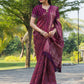Tikhi Imli Leheriya Printed Zari Ready to Wear Saree | Swadesiicart
