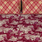 Story@home Arena Magenta & White Floral Microfiber 180 TC Queen Bedsheet & 2 Pillow Covers - Swadesiicart