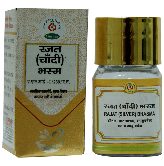 Chirayu Rajat (Chandi) Bhasma | Swadesiicart