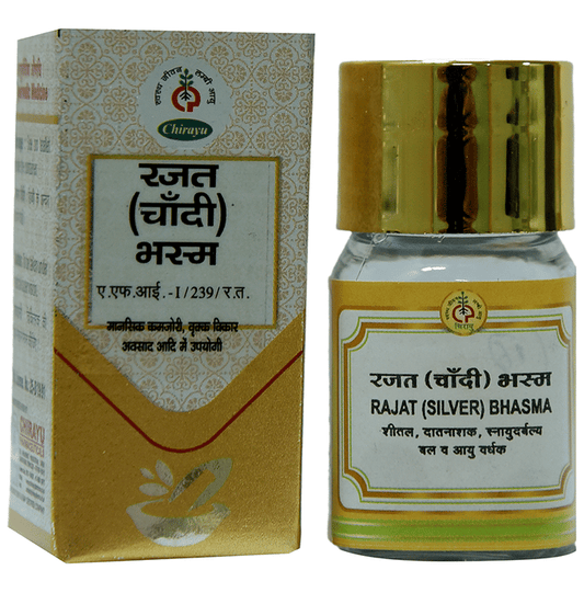 Chirayu Rajat (Chandi) Bhasma | Swadesiicart