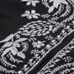 ADA Women Black & White Chikankari Embroidered Straight Sustainable Handloom Kurta | Swadesiicart