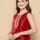 Ahalyaa Women's Traditional Wear Co-ods - Red