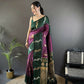 Joban Fashion Green Peacock,Butti Banarasi Silk Sarees | Swadesiicart