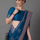 Mitera Ethnic Motifs Woven Design Zari Silk Blend Banarasi Saree | Swadesiicart