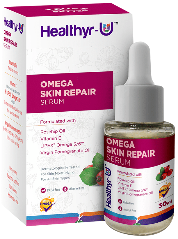 Healthyr-U Omega Skin Repair Face Serum | Swadesiicart