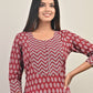 Swasti Ethnic Motifs Printed Gotta Patti Pure Cotton Kurta - Swadesiicart