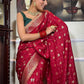 Kalini Woven Design Zari Banarasi Saree | Swadesiicart