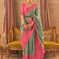Mitera Ethnic Motifs Woven Design Zari Silk Blend Banarasi Saree | Swadesiicart