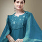 Jyoti Fashion Women's Morpich Cotton Blend Embroidery & Fancy Lace work Kurta with Trouser & Dupatta | Swadesiicart