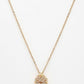 NVR Women's Rose Gold Heart Shape American Diamond Metal Chain | Swadesiicart