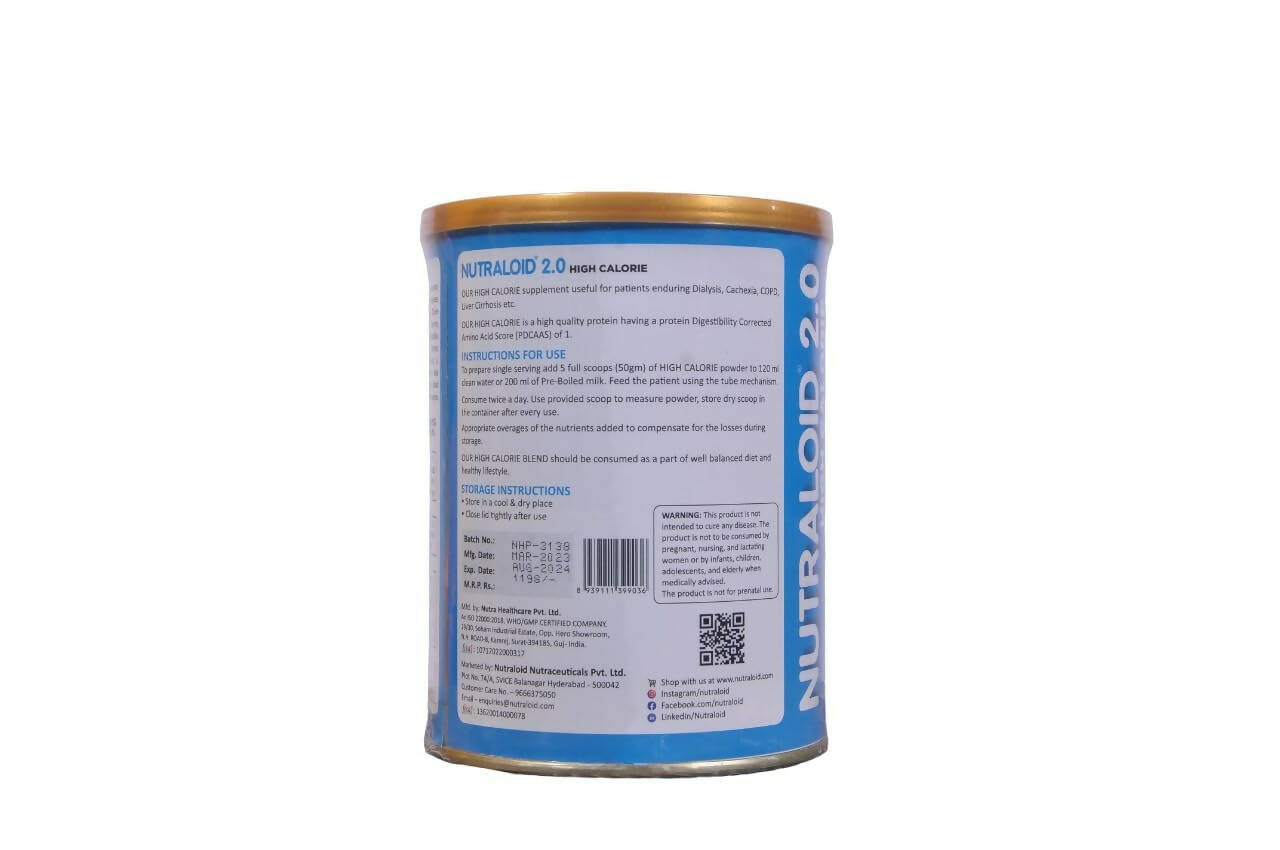 Nutraloid 2.0 High Protein High Calorie Powder | Swadesiicart