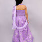 Lil Drama Mishti Purple Lehanga Choli Dupatta Set For Girls | Swadesiicart