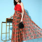 Ahalyaa Women's Traditional wear Saree - Red | Swadesiicart