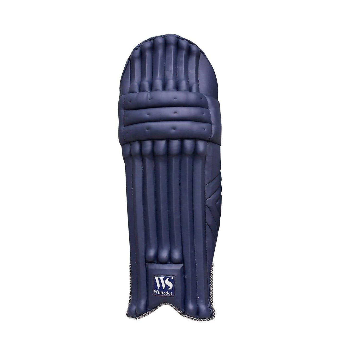 Whitedot Dot 2.1 Pu New Cricket Batting Pad (Youth/Medium, Navy Blue) - Swadesiicart