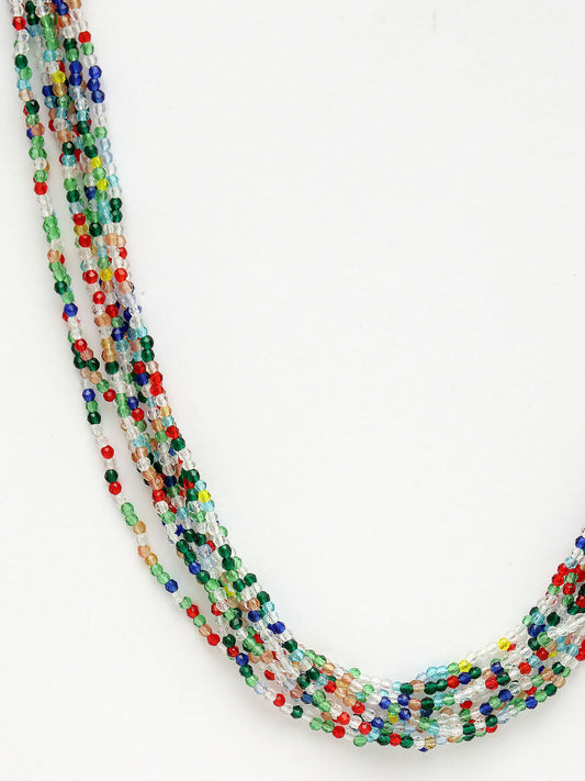 NVR Women's Multi-Coloured Handcrafted Necklace | Swadesiicart