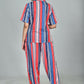 Morchari Digital Print Semi Muslin Co-Ord Set Top & Trouser-Multicolor - Swadesiicart