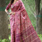 Vishnu Weaves Women's Rani Cotton Silk Woven Saree with Blouse - Swadesiicart