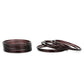 Afast Shining Brown Glass Wedding, Party, Daily Use Bangle Set, Set Of 12 - Afast Enterprises