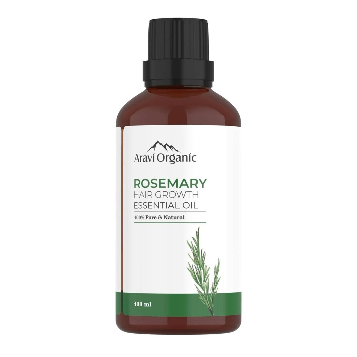 Aravi Organic Rosemary Hair Growth Essential Oil - Swadesiicart