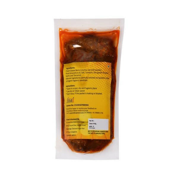 Amoga's Pickles Factory Gooseberry Pickle Andhra Style - Swadesiicart