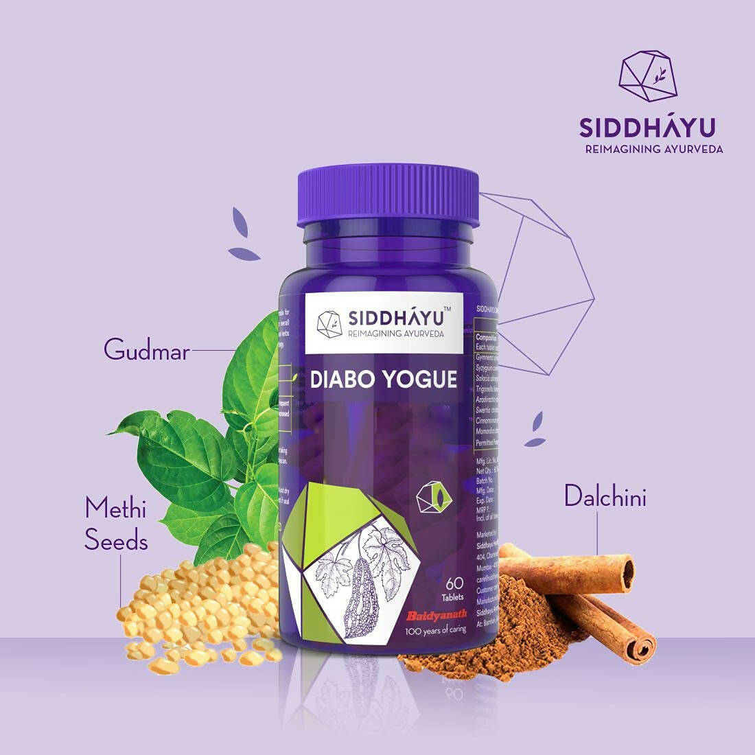 Siddhayu Ayurveda Diabo Yogue Tablets - Swadesiicart