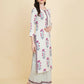 Designer Stylish white Cotton Stitched Suit With Dupatta - Tanisha | Swadesiicart