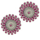 Mominos Fashion Johar Kamal Oxidised Silver-Plated Brass Finish Kundan Choker For Women (Pink) | Swadesiicart