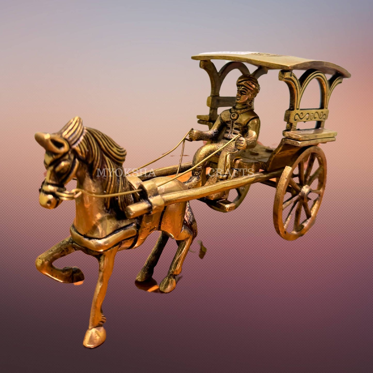 Brass Horse Cart | Swadesiicart