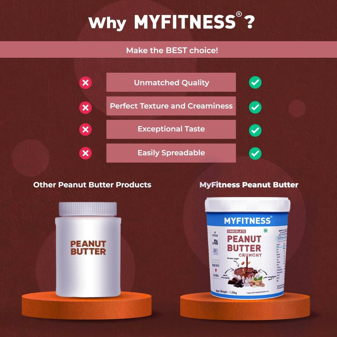 Myfitness Chocolate Peanut Butter Smooth - Swadesiicart