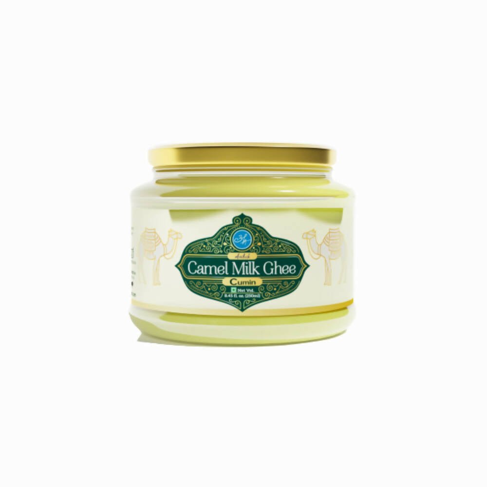 Aadvik A2 Camel Milk Ghee with Cumin | 100% Pure & Natural Ghee | Pasture Grazed Clarified Butter | Swadesiicart