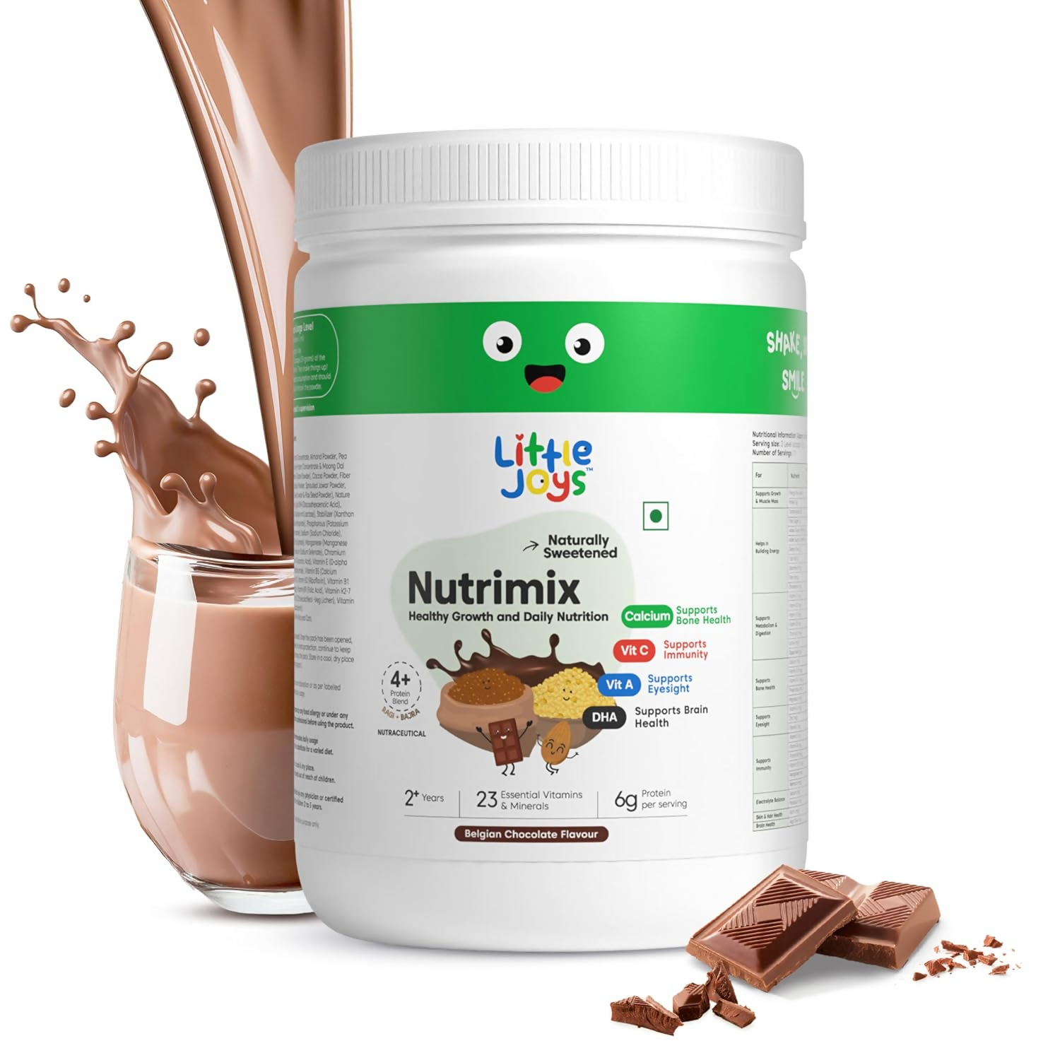 Little Joys Nutrimix (2-6 Years) Belgian Chocolate Flavour - Swadesiicart