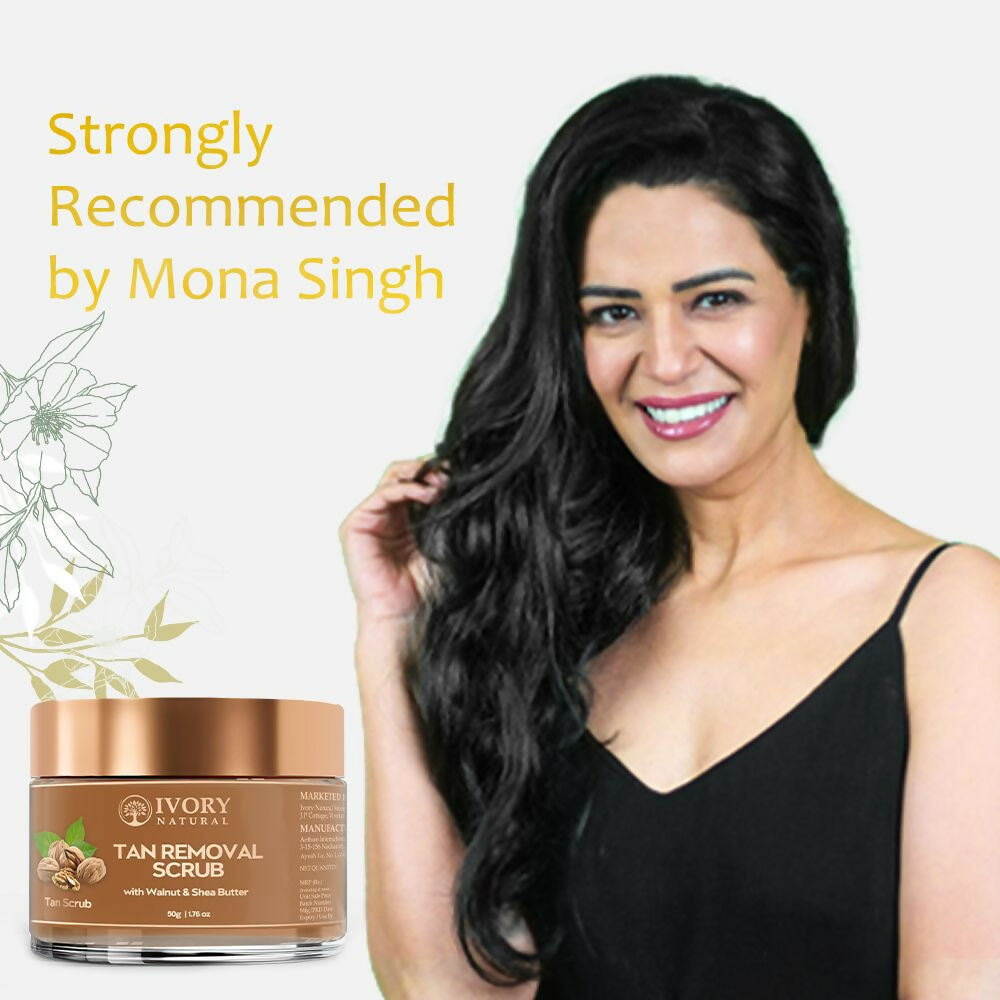 Ivory Natural Tan Scrub , Reduce Tan, Restores Radiant Skin Glow | Swadesiicart