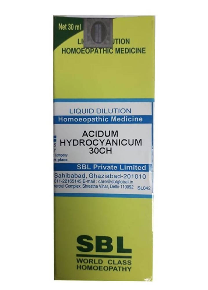SBL Homeopathy Acidum Hydrocyanicum Dilution | Swadesiicart