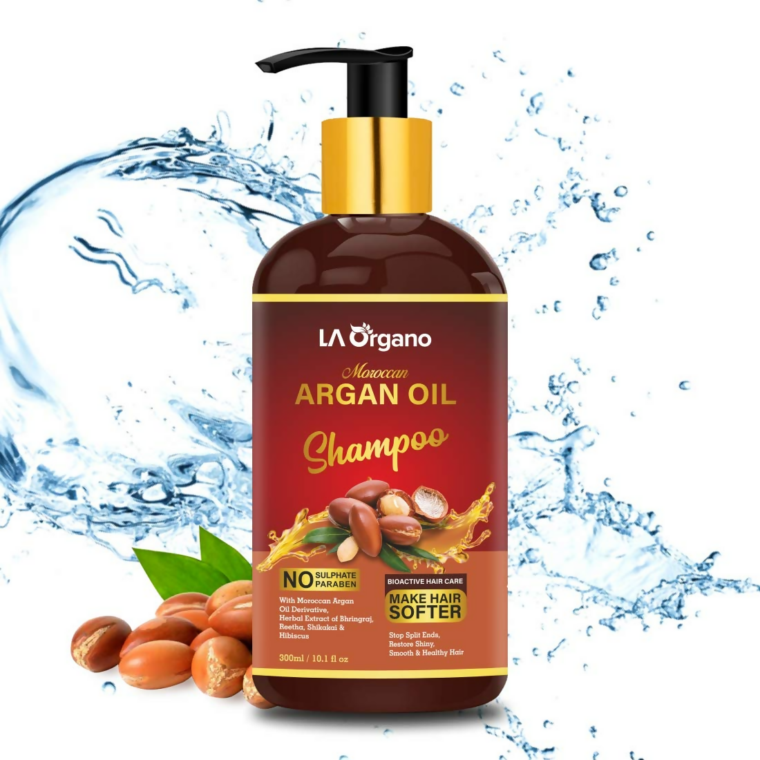LA Organo Moroccan Argan Hair Shampoo | Swadesiicart