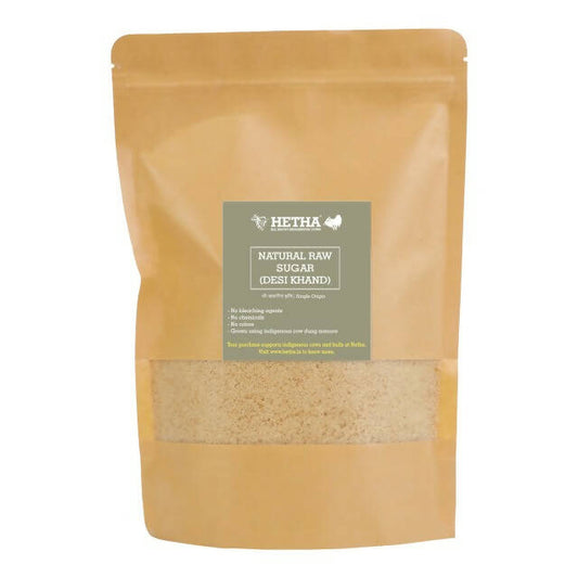 Hetha Natural Raw Sugar (Desi Khand) - Hetha Organics LLP