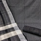 Black Cotton Jacquard Woven Unstitched Dress Material - Amara