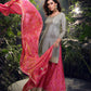 Anaita Grey Embroidered Shimmer Stitched Plazo suit