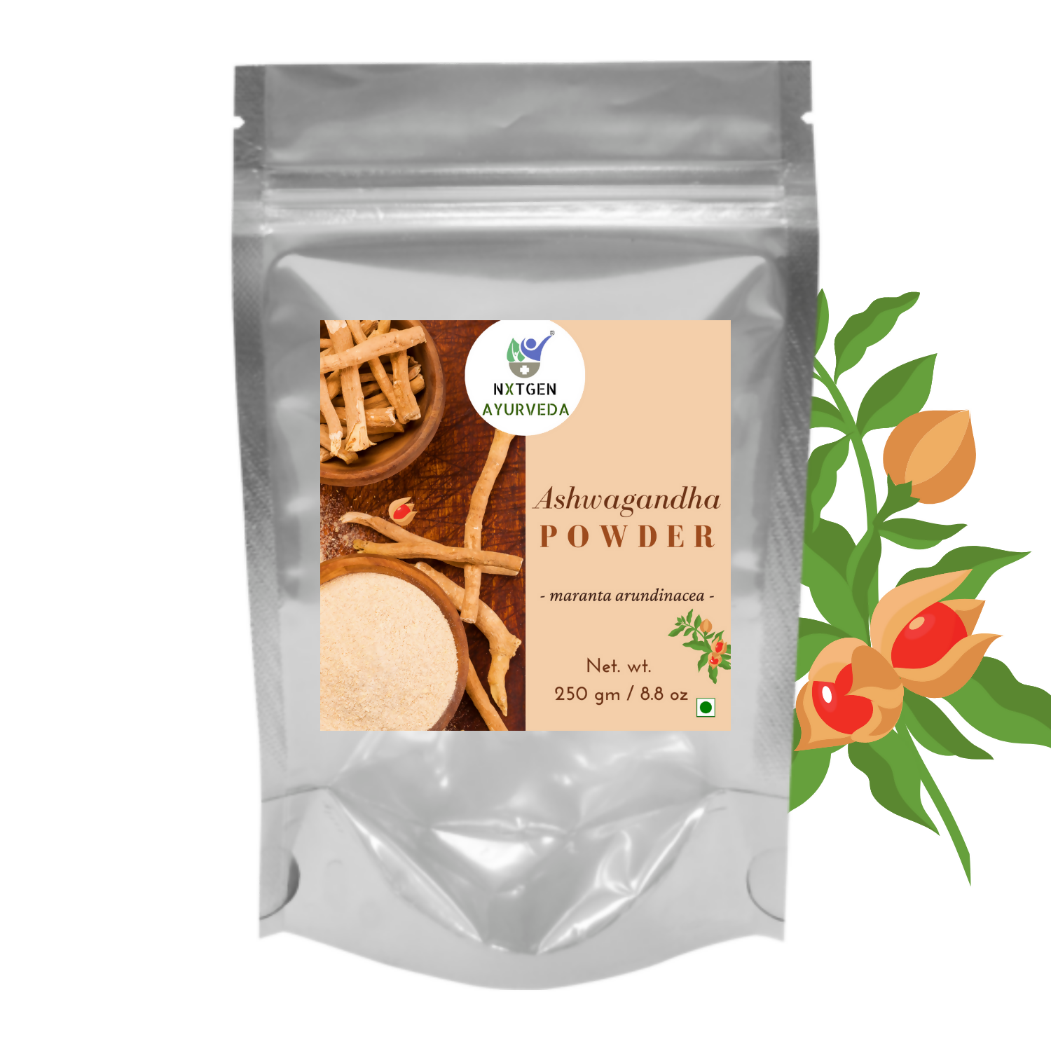 Nxtgen Ayurveda Ashwagandha Powder - Oilcure Health & Beauty