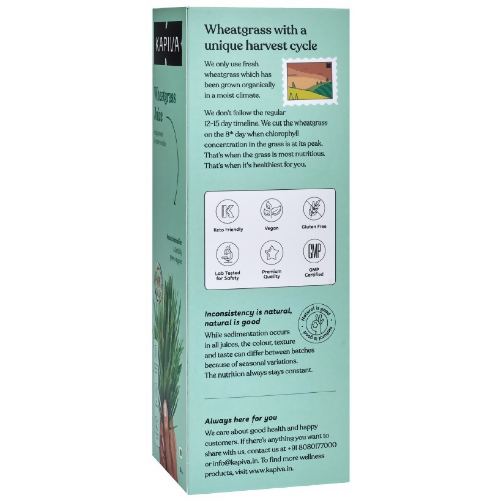 Kapiva Ayurveda Wheat Grass Juice - Swadesiicart