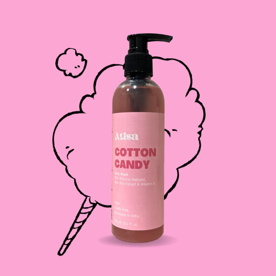 Atisa Cotton Candy Body Wash | Swadesiicart