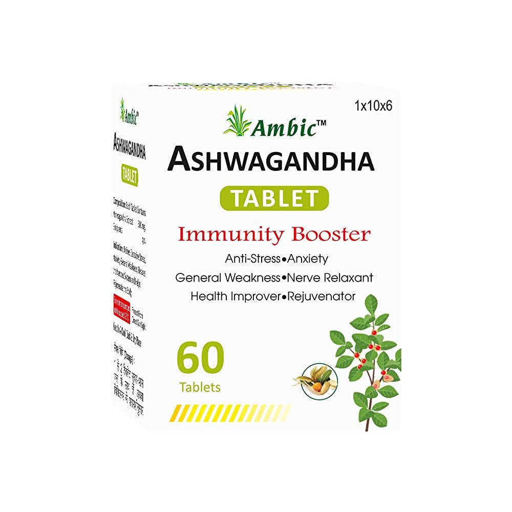Ambic Ambic Ashwagandha Tablets | Swadesiicart