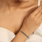 Nuyug Blue Emerald Radiance Anti Tarnish Bracelet | Swadesiicart