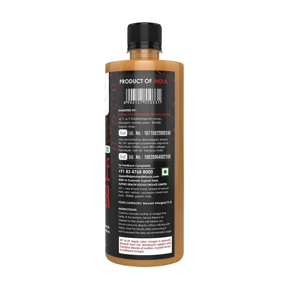 Alpino Organic Apple Cider Vinegar | Swadesiicart